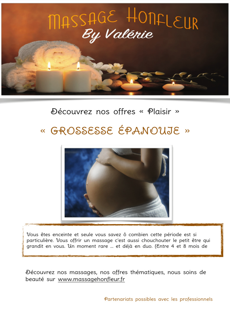 MASSAGE HONFLEUR : « GROSSESSE ÉPANOUIE»